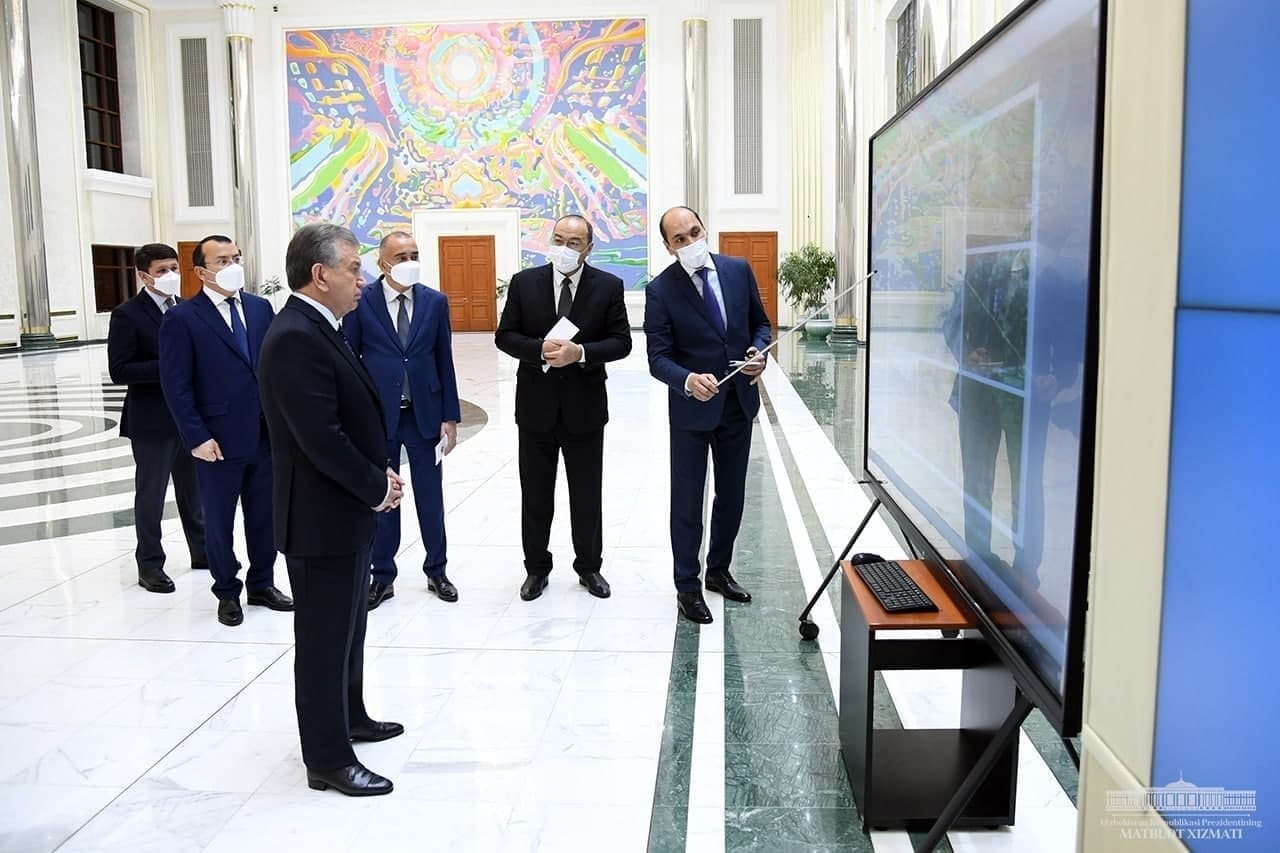 Президент Шавкат Мирзиёев ознакомился с проектом Олимпийского городка