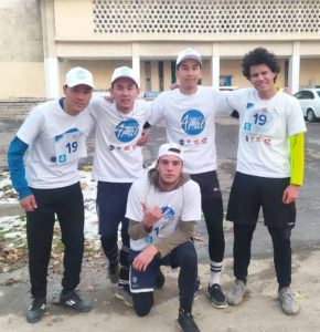 Rugby players took part in the International Marathon SaveAral-2021