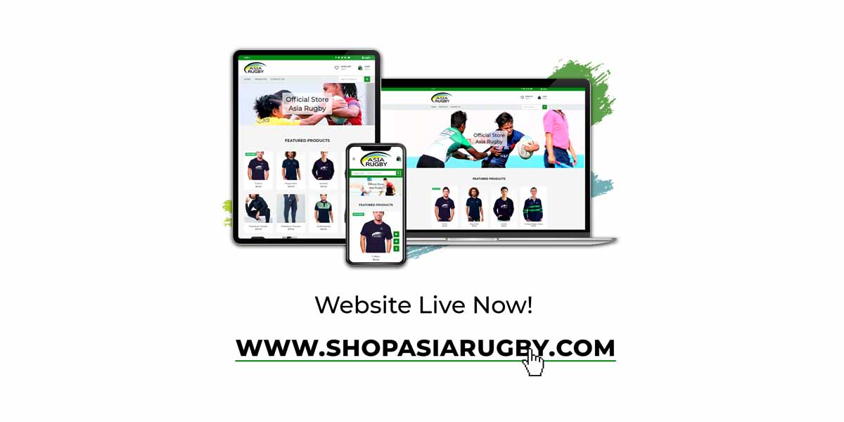 Asia Rugby Launches E-Store
