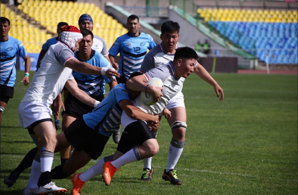 Сборная Узбекистана по регби в первом полуфинале обыграла команду Монголии