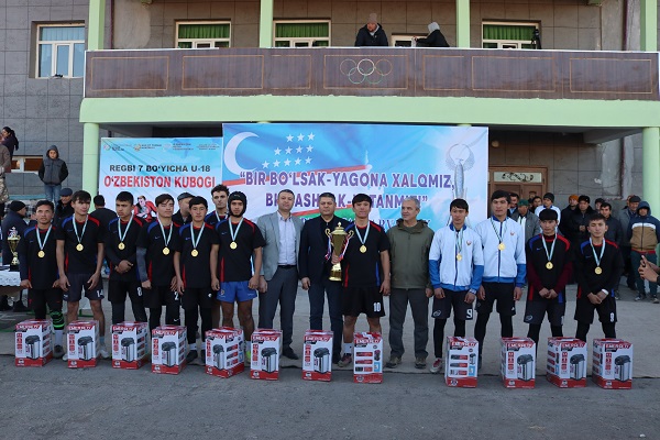 Regbi-7 U-18 o’rtasidagi O’zbekiston kubogi natijalari